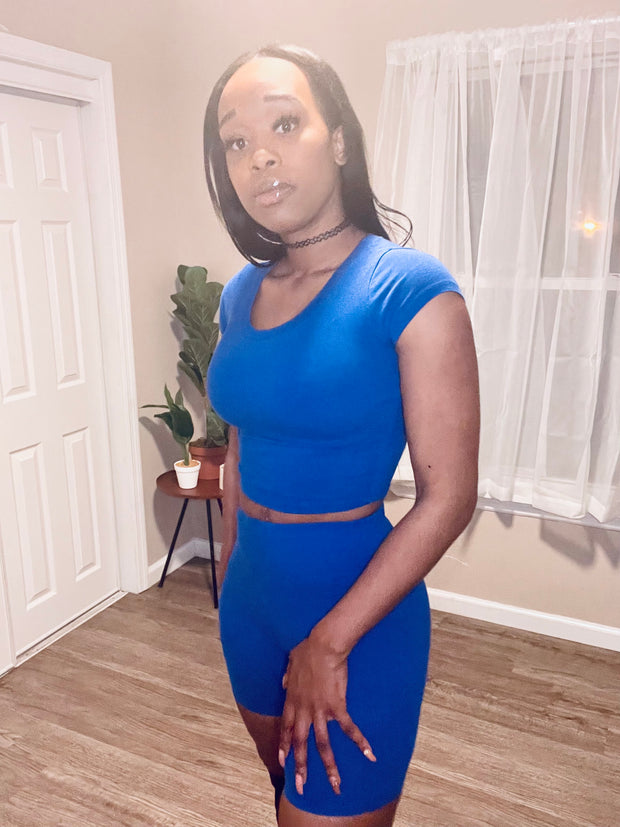 Never Enough Biker Short Set