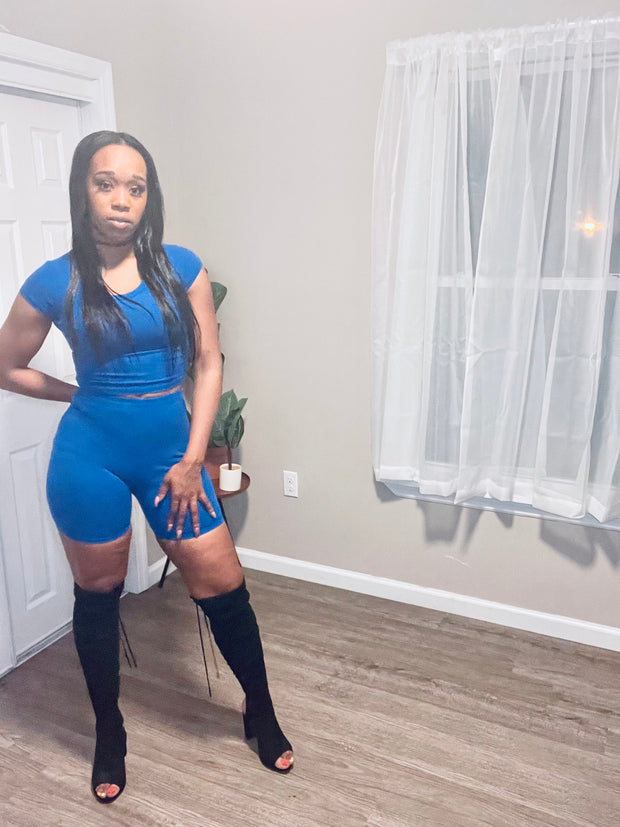 Never Enough Biker Short Set