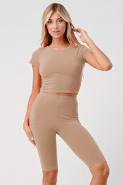 Never Enough Biker Short Set