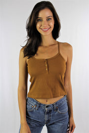 Pushing  Buttons Crop Top